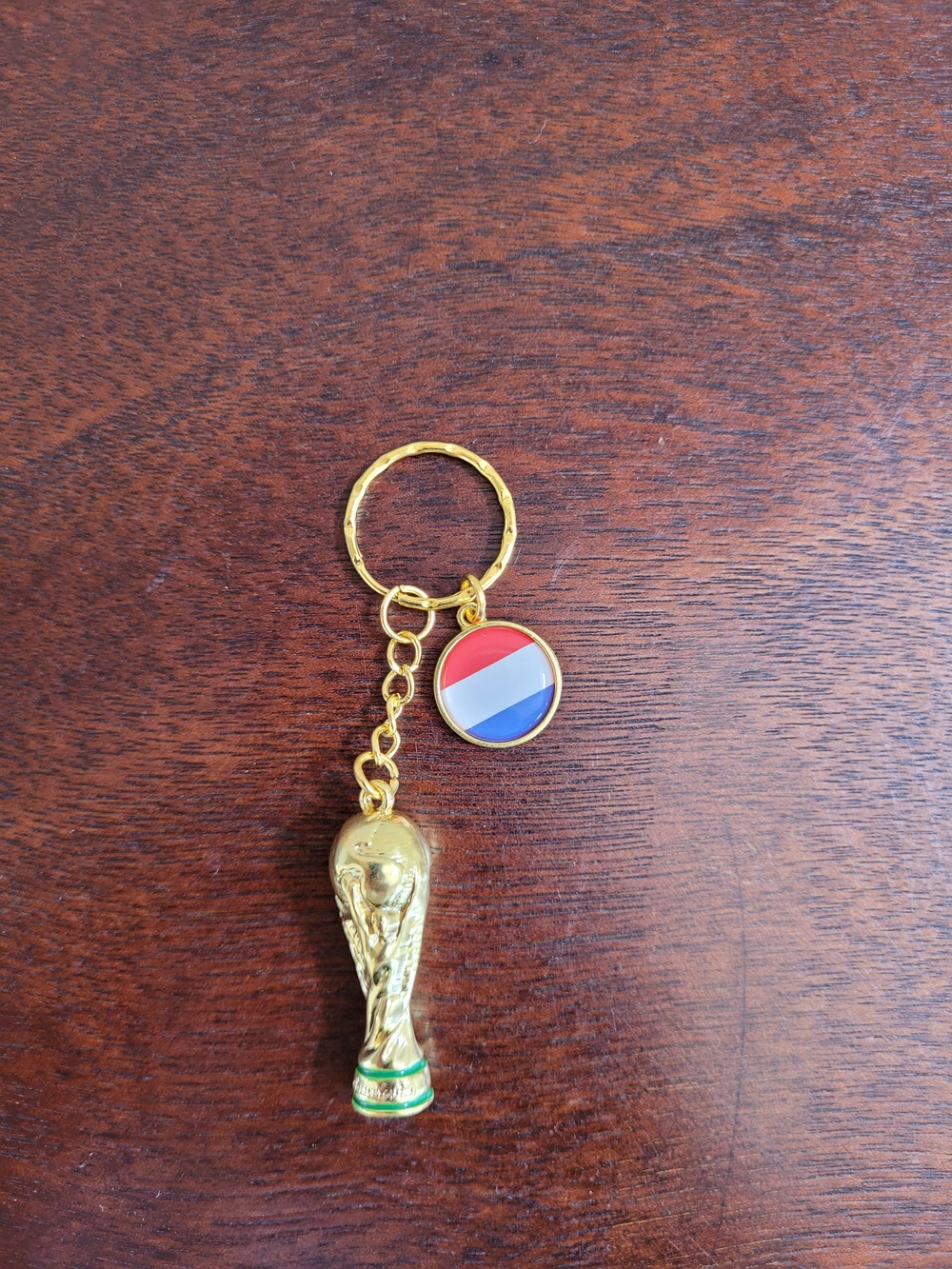 Brand New 2026 Fifa World Cup Trophy Keychain FRANCE Flag